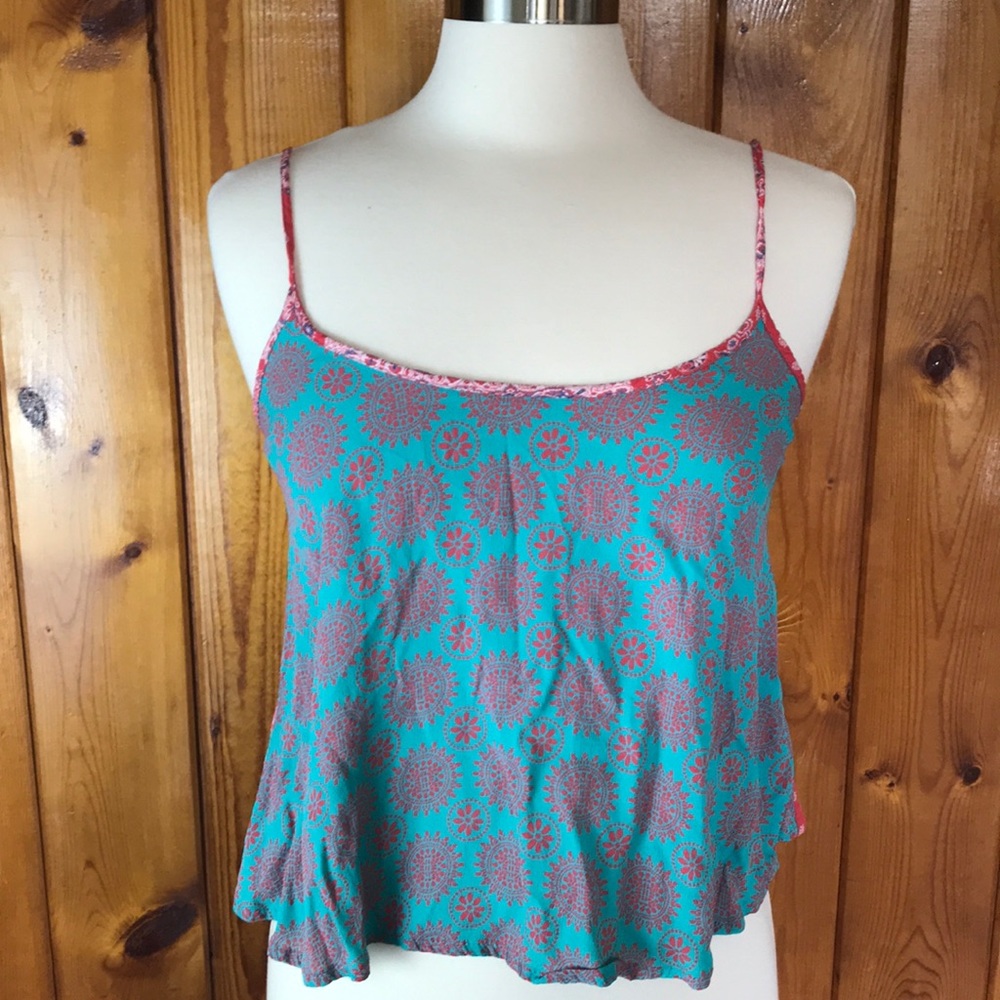 Lucy love Paisley handkerchief camisole
